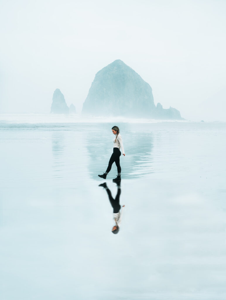 Bree at Canon Beach, Oregon